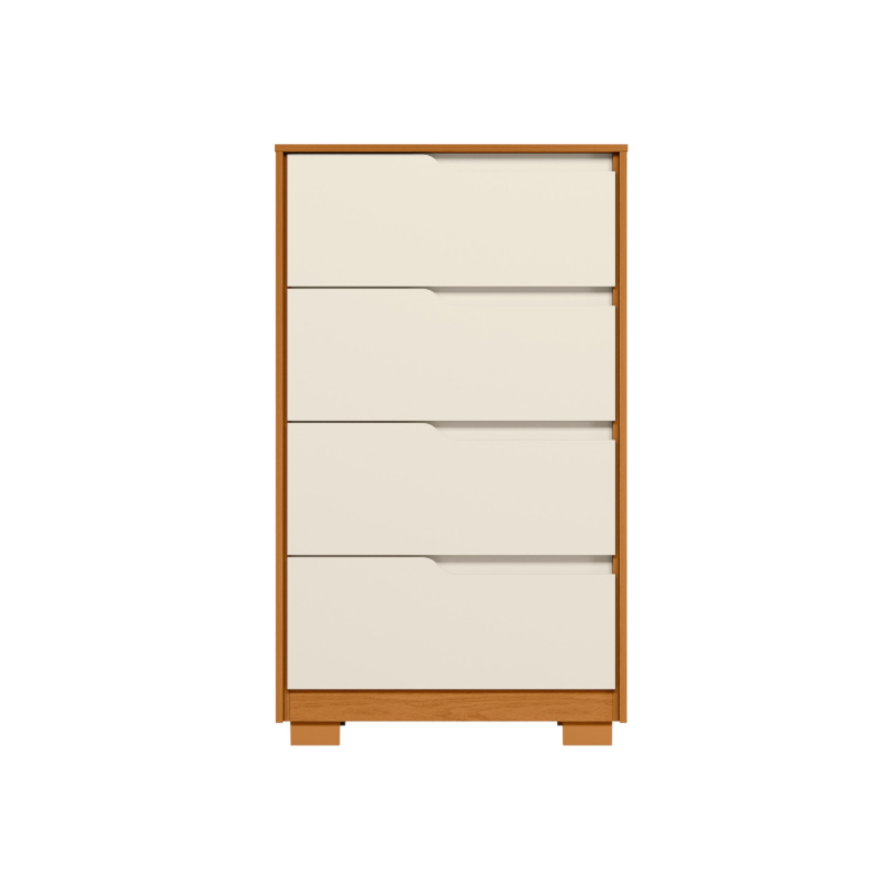 Comoda Albatroz Sole 4 Gavetas Cinamomo/Off White Flex-4d2f863e-edb9-49cc-84db-eae5c42799f9