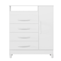 Comoda Albatroz Turquesa 1 Porta 4 Gavetas Quadriflex-fad6faac-194b-4ca0-ba8e-f95313f00602