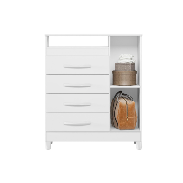 Comoda Albatroz Turquesa 1 Porta 4 Gavetas Quadriflex-9c40e214-4e68-416b-8f02-2b2ed80fe43e