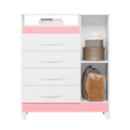 Comoda Albatroz Turquesa 1 Porta 4 Gavetas Quadriflex-99bfe20f-b388-4594-b77e-72bad6f3dccf
