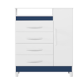 Comoda Albatroz Turquesa 1 Porta 4 Gavetas Quadriflex-d968bad0-1755-411d-8e60-02ba852d1d8e