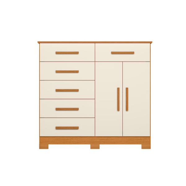 Comoda Albatroz Xangai 2 Portas 6 Gavetas Cinamomo/Off White-bac0b162-fe04-4f1e-9613-81ca1d3f35d9