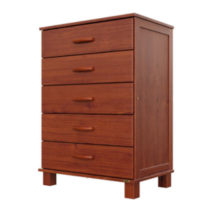 Comoda Alpha Serpil 5 Gavetas Nogal Acetinado