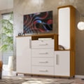 Comoda Lukaliam Copacabana 2022 4 Gavetas 2 Portas com Espelho Freijo/Off White-d1d2a0c4-d66d-41f4-855c-793b68adf651