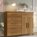 Comoda Lukaliam Platina 2022 6 Portas 2 Gavetas Freijo-d2054a1c-d744-4b4f-b660-4eee071c3ced
