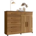 Comoda Lukaliam Platina 2022 6 Portas 2 Gavetas Freijo-b92699d0-f0e7-42e2-a8be-a5111f5a2daf