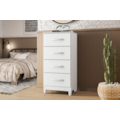 Comoda Mobi Albatroz 4 Gavetas Branco Fosco Liso/Biflex-3c8e9810-5d83-4b90-9a7a-09364bc92ea8