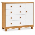 Cômoda Peroba Júnior New Branco Amêndoa-c993f703-c62d-413c-b397-444b18d993ba