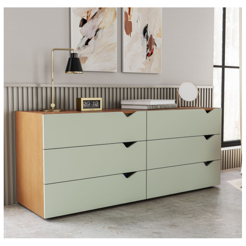 Cômoda Politorno Porto Freijó/Verde Oliva-1b88eb3a-845a-4f5b-9646-4656d022b065