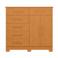 Comoda Xangai Albatroz 2 Portas 6 Gavetas Cinamomo-059d5006-22ad-4a32-9a49-6393d36b8311