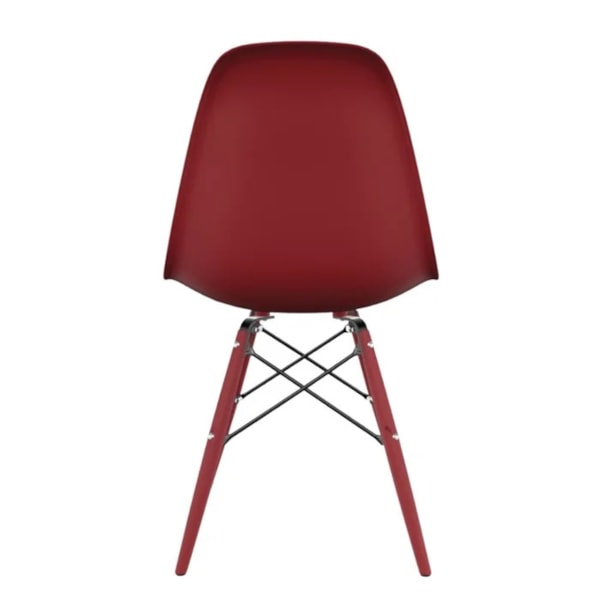 Conjunto Serbin Eames Mesa Tampo Redondo 90CM Branco 4 Cadeiras Injetado PP Vermelho Falu-0d9c79a8-c7f2-4614-b56e-7002745a06fa