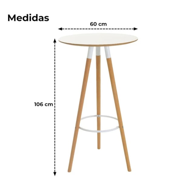 Conjunto Serbin Mesa Bistro Rio 60CM Tampo Branco 2 Banquetas Web PP Branco-12814cf7-1a84-488c-afd2-21a768caba5b