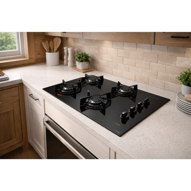 Cooktop Atlas com Mesa de Vidro 4 Bocas U TOP Preto-c2fbedac-1a22-46ea-9278-d6524aead76c