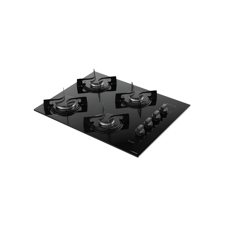 Cooktop Atlas com Mesa de Vidro 4 Bocas U TOP Preto-fcdfbf75-e663-41bf-97a6-61f0908c8af9