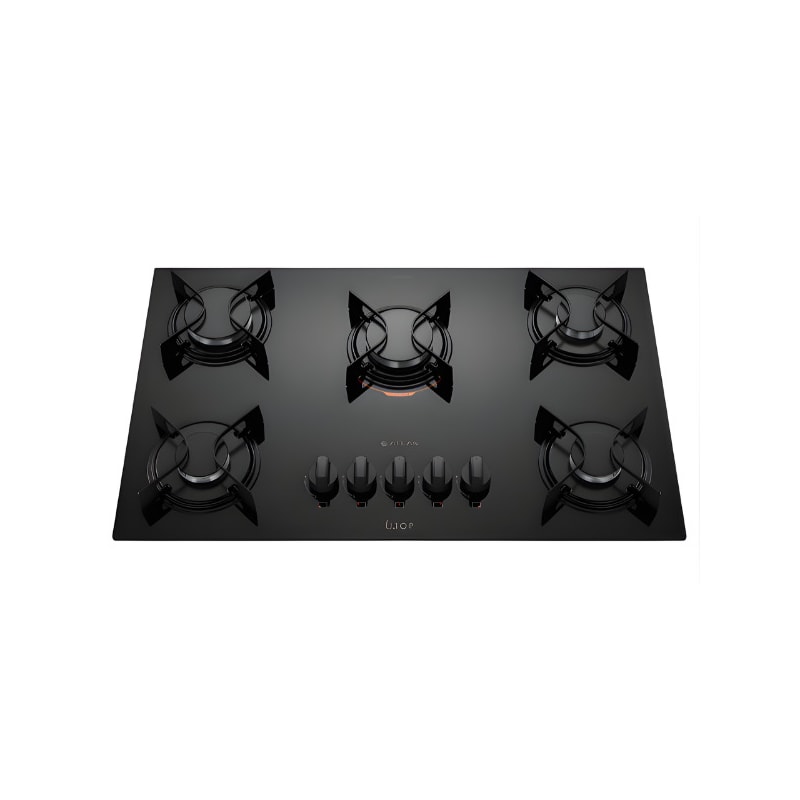 Cooktop Atlas com Mesa de Vidro 5 Bocas U TOP Preto-fdec69ad-445f-4d12-8e90-13637062e12b
