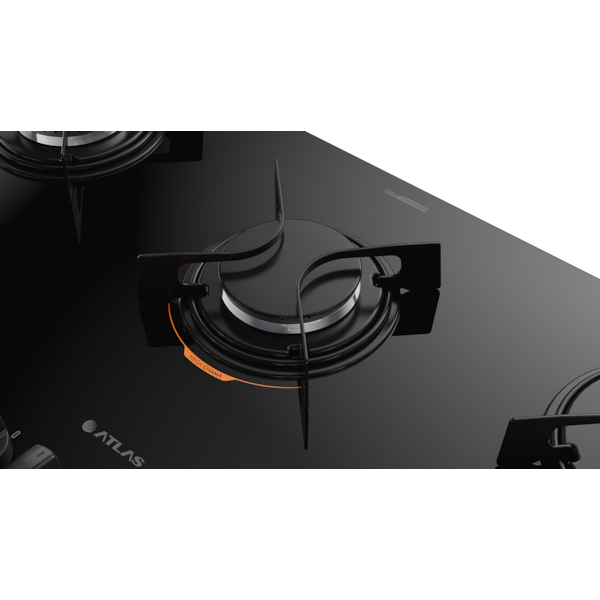 Cooktop Atlas com Mesa de Vidro 5 Bocas U TOP Preto-a8b68d28-c090-4023-b13a-675b823a03d1