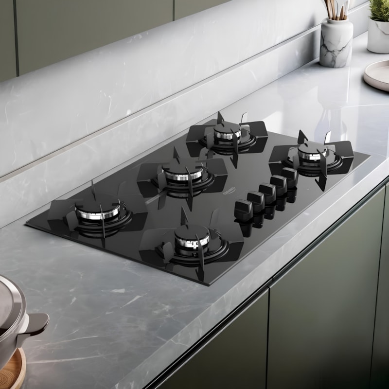 Cooktop Atlas Dako Pratiko 5 Bocas Preto-1d3cf8eb-2be6-4468-b390-d310f150c561