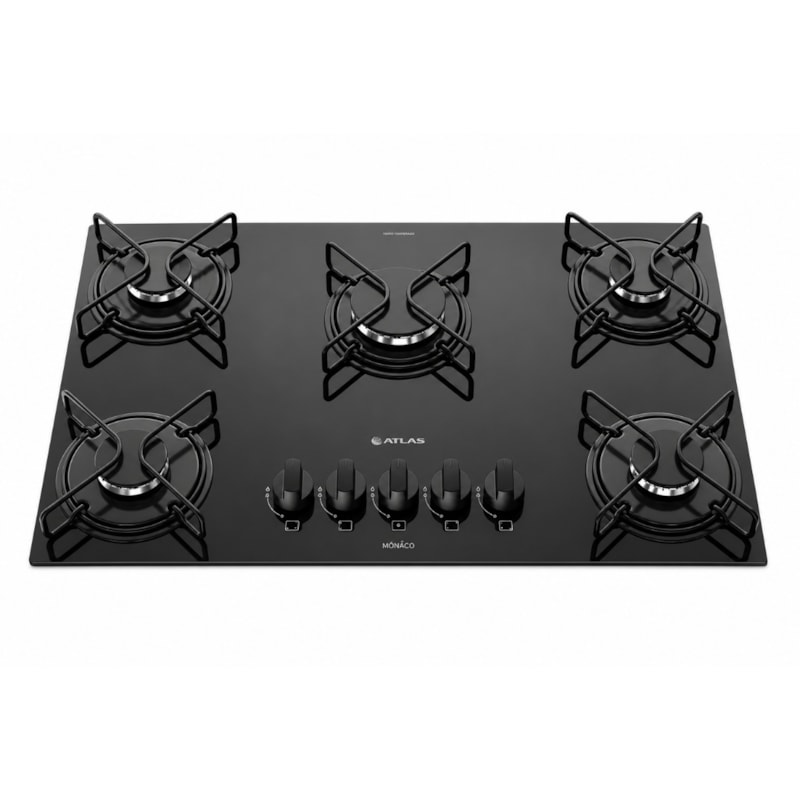 Cooktop Atlas Milão 5 Bocas Preto-308d7519-9440-4019-9d90-1f8e331c6120