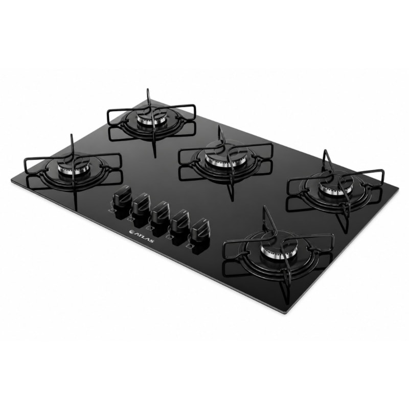 Cooktop Atlas Milão 5 Bocas Preto-9b68c5d1-dfcb-44bb-9a7c-123e0277ed56