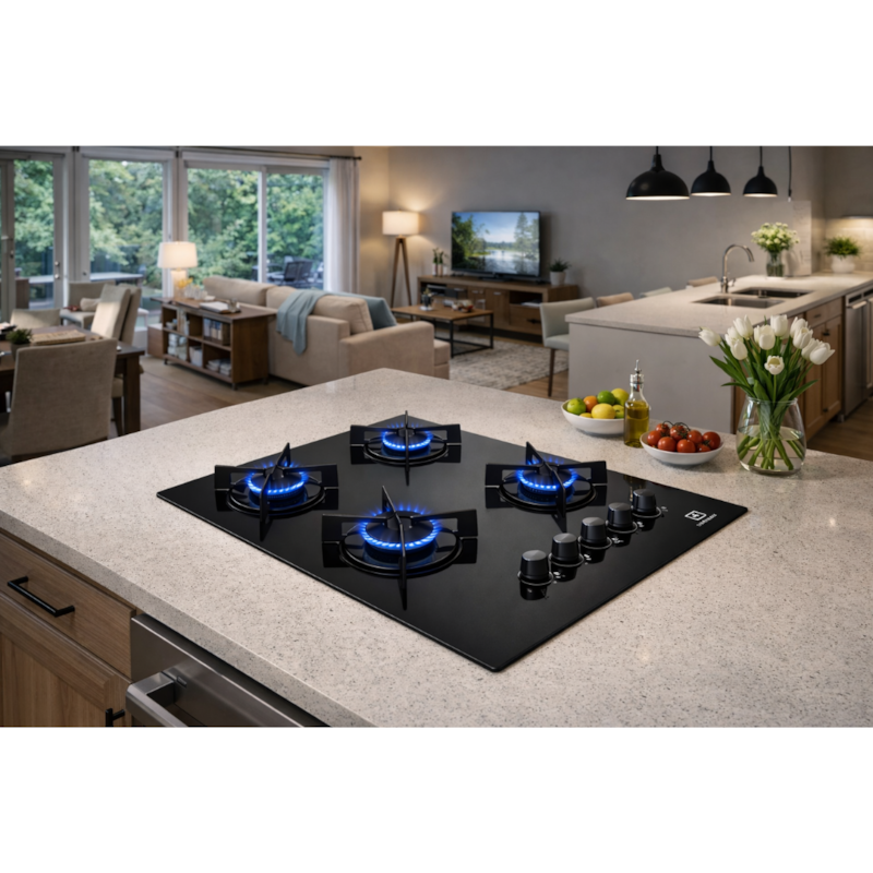 Cooktop Electrolux 4 Bocas Efficient Grade De Aco Fosco Bivolt KE4GR Preto-2c905222-4aca-40d3-b833-aebf9f4a30d3