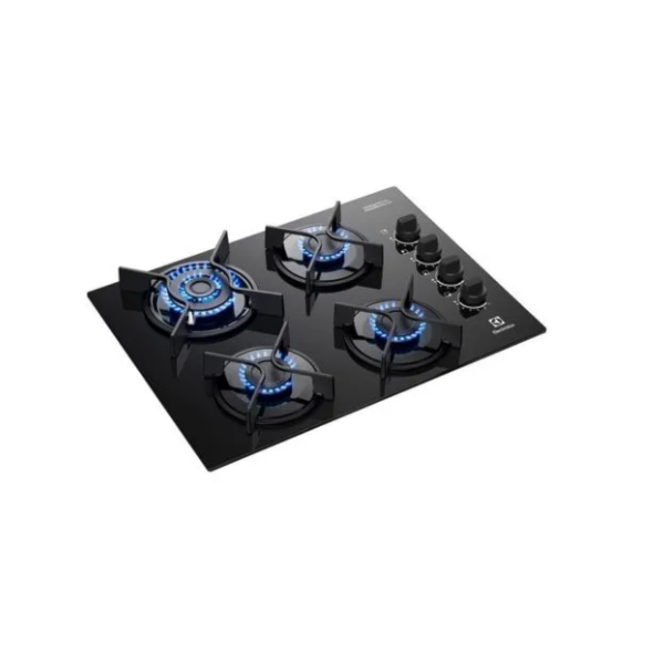 Cooktop Electrolux 4 Bocas Experience Tripla Chama E Grade De Ferro Bivolt KE4GC Preto-e4e760aa-153a-446d-88e3-b79f9098c9d4