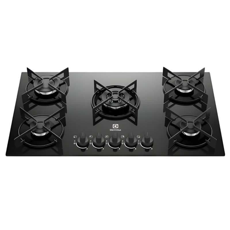 Cooktop Electrolux 5 Bocas Efficient Tripla Chama E Grade Aco Fosco Bivolt KE5GT Preto-4a313ea3-d630-44bb-a332-884f157d8454