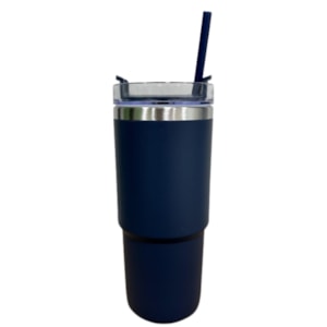 Copo Térmico Life Art 730ml – Azul Marinho
