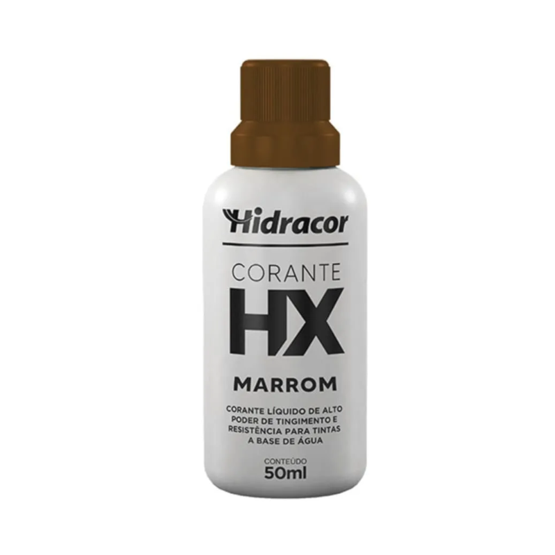 Corante Liquido Hidracor Marrom 50ML