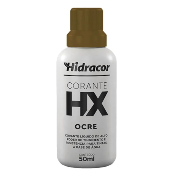 Corante Liquido Hidracor Ocre 50ML-90811d62-8b81-478e-bb61-6e1fe9c47a3e