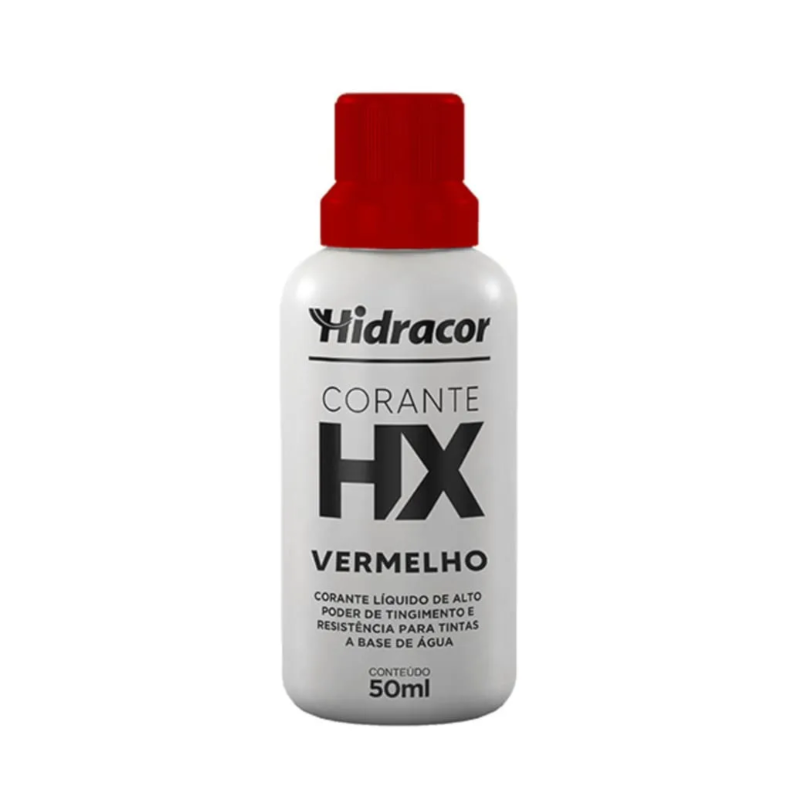 Corante Liquido Hidracor Vermelho 50ML