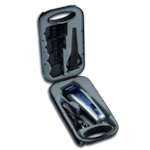 Cortador de Cabelo Mondial Titanium Power CR-09M com Maleta e Acessorios 127V/60HZ Azul/Prata