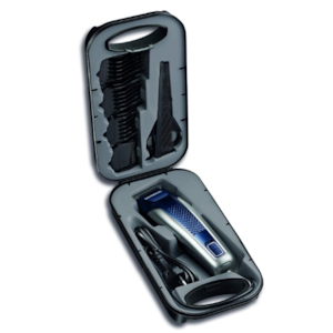 Cortador de Cabelo Mondial Titanium Power CR-09M com Maleta e Acessorios 127V/60HZ Azul/Prata