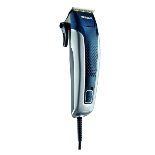 Cortador de Cabelo Mondial Titanium Power CR-09M com Maleta e Acessorios 127V/60HZ Azul/Prata-16bcb4d4-cc38-49ec-b38a-a70803d23c0a