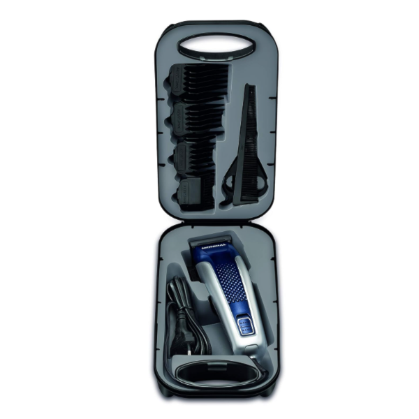 Cortador de Cabelo Mondial Titanium Power CR-09M com Maleta e Acessorios 127V/60HZ Azul/Prata-8a929a4a-32b5-422b-9900-c01d22ea4fa8
