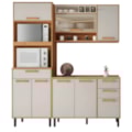 Cozinha Compacta Itatiaia Nápoles 7 Portas 3 Gavetas Nichos com Tampo Resistente Cinamomo/Off White-e356d4ee-7d20-42b4-9b6e-1de8ce8f0330