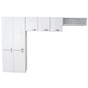 Cozinha Compacta Itatiaia Rose 7 Portas sem Balcao Branco