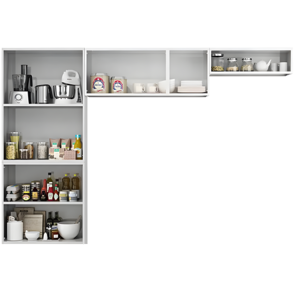 Cozinha Compacta Itatiaia Rose 7 Portas sem Balcao Branco/Preto-6ae1f9d0-4f21-4c27-8719-61dd64412037