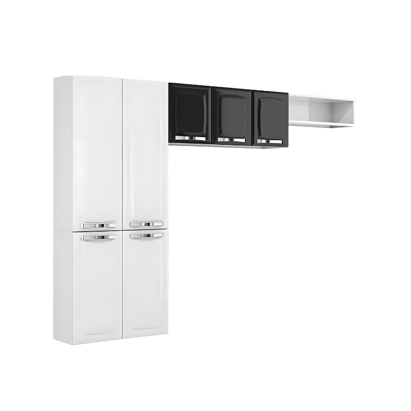 Cozinha Compacta Itatiaia Rose 7 Portas sem Balcao Branco/Preto-5821b47b-40fe-41df-a43b-6d7aba203ab3