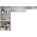Cozinha Compacta Itatiaia Rose 7 Portas sem Balcao Branco/Preto-38001058-ce7f-4059-abd2-7e3ae06f168d