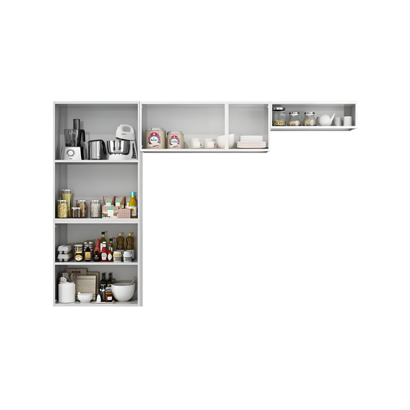 Cozinha Compacta Itatiaia Rose 7 Portas sem Balcao Branco/Preto-1970d9ef-9be9-4151-85cb-71be1e73c97b