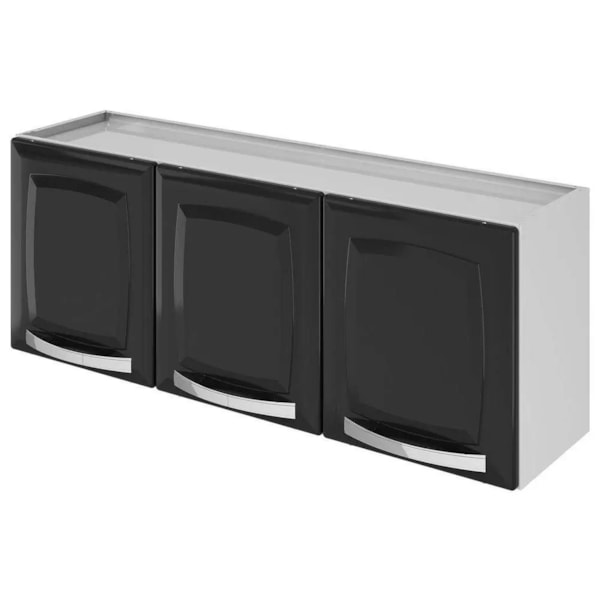 Cozinha Compacta Itatiaia Rose 7 Portas sem Balcao Branco/Preto-ae7be3a2-4150-455f-9718-04d5f41b58d2
