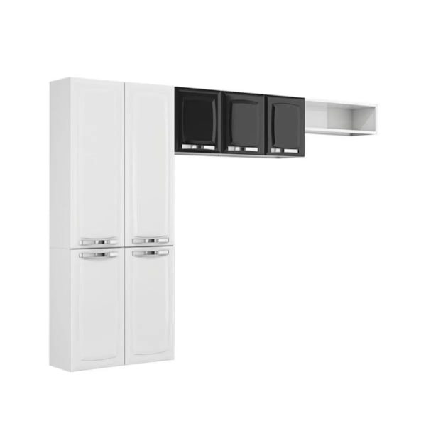 Cozinha Compacta Itatiaia Rose 7 Portas sem Balcao Branco/Preto-e68960f2-0e45-457c-986f-5d30cf952509