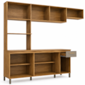 Cozinha Compacta Kappesberg 8 Portas 1 Gaveta Nogueira/Fendi de Madeira-a58ae004-9007-4baa-b9a7-da3f21cbcbb9