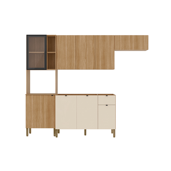Cozinha Compacta Kits Parana Vert Plus 9 Portas 1 Gaveta Freijo/Freijo-9b4770da-2ed5-4c6a-a0a0-b57cae237ede