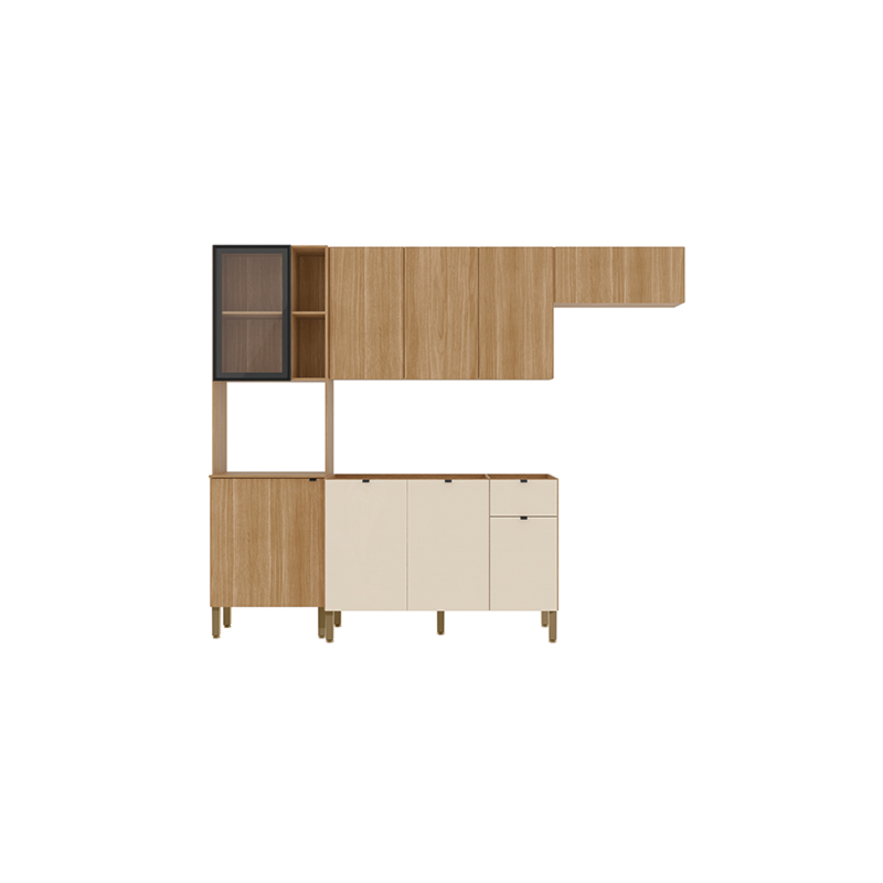 Cozinha Compacta Kits Parana Vert Plus 9 Portas 1 Gaveta Freijo/Freijo