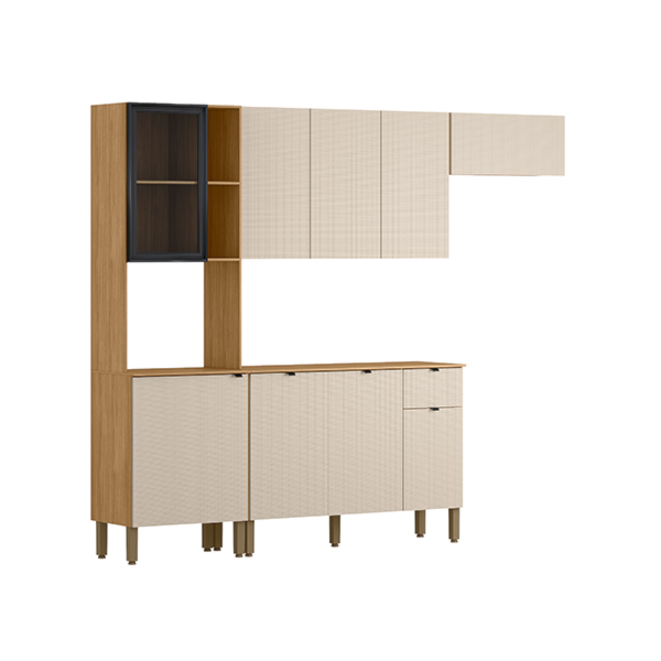 Cozinha Compacta Kits Parana Vert Plus 9 Portas 1 Gaveta Freijo/Soft-fc79cab1-5910-4beb-9d86-469435b44a9c