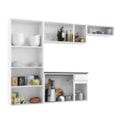 Cozinha Compacta Telasul Rubi Smart 10 Portas 1 Gaveta Branca com Balcao Suspenso Marmore Preto-fd82cb56-f087-432a-b78b-3d5dba38171f