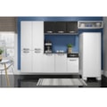 Cozinha Compacta Telasul Rubi Smart 10 Portas 2 Gavetas Preta com Balcao Suspenso Marmore Preto-2b967582-a545-4efa-99ec-44cb9ce7eb58