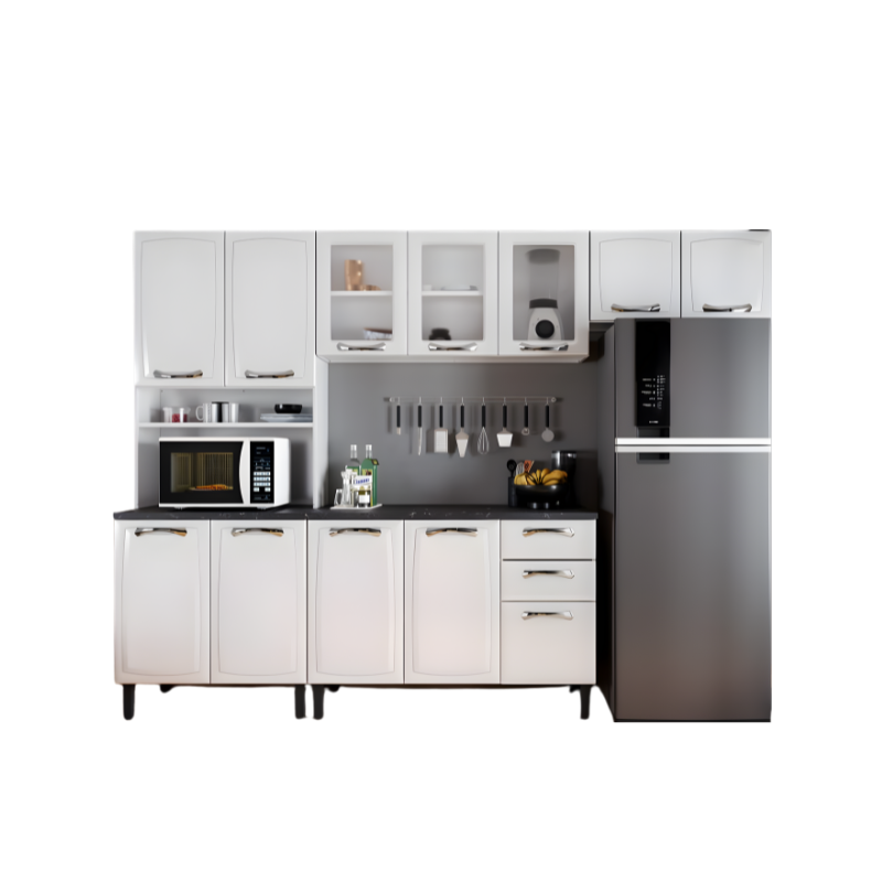 Cozinha Completa Itatiaia New Premium 4 Peças, 12 Portas, com Nicho para Forno, Branco Neve-8bb2c43f-3754-4156-ac39-ca959e8877a3