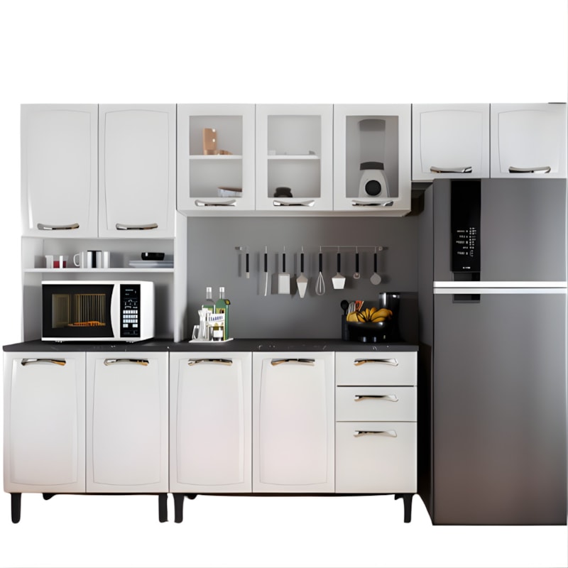Cozinha Completa Itatiaia New Premium 4 Peças, 12 Portas, com Nicho para Forno, Branco Neve-5cdde559-c964-4400-88e2-1c70748888a9